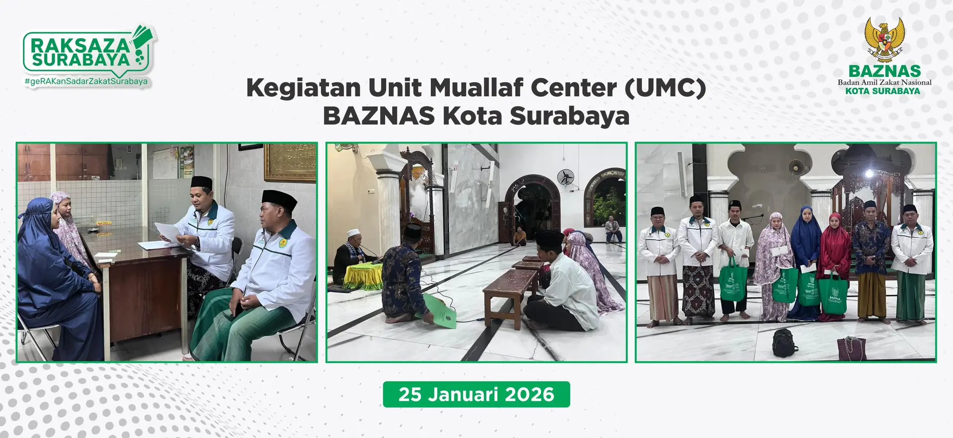 Christine Maria Retno Susanti Resmi Memeluk Islam melalui UMC BAZNAS Kota Surabaya